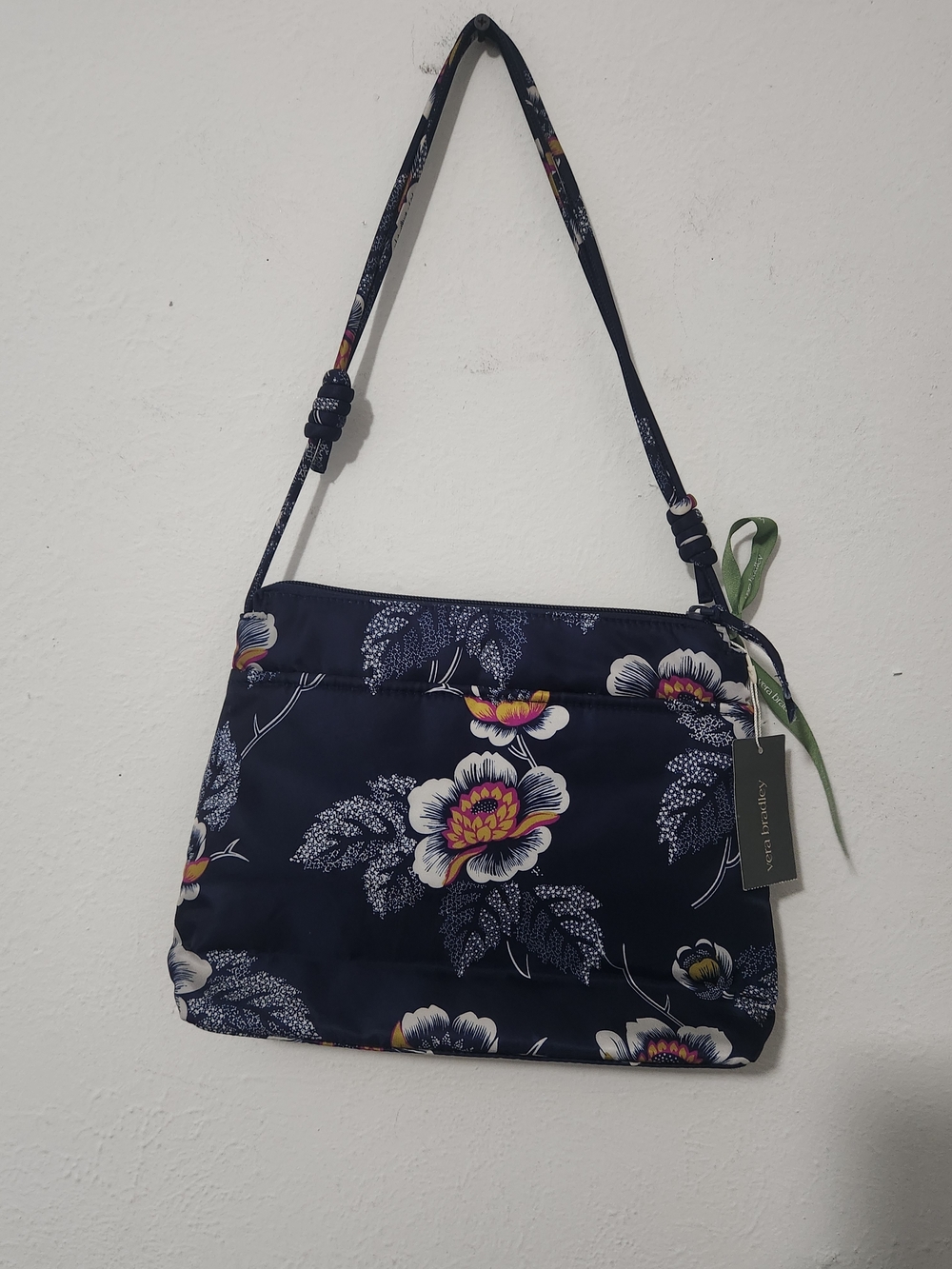 Women’s Navy Floral Crossbody Bag by Vera Bradley